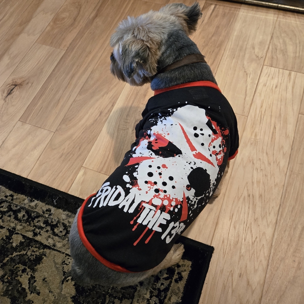 Friday The 13th Jason Voorhees Dog Shirt M